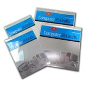Computer Grafix Clear Adhesive Backed Ink Jet Plastic Sheets 8.5X11 6/pk