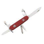 Swiss Army Knives 55121 Boy Scout Tinker Pocket Knife with Red Handles