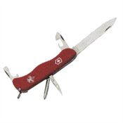 Swiss Army Knives 55602 Adventurer Boy Scout Pocket Knife with Red Handles