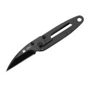 Columbia River Knife & Tool 5520K Black PECK Framelock Knife with Standard Blade