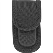 XYZ Brands SH278 Black Nylon Form Fitted Belt Sheath Fits up to 3" Closed Folder
