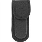 XYZ Brands SH280 Black Nylon Form Fitted Belt Sheath Fits up to 5" Closed Folder