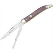 Queen Knives 46BEM Folding Fishing Pocket Knife with Birdseye Maple Handles