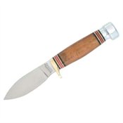 Marble Knives 80407W Sport Fixed Blade Knife with Curly Oak Handles