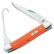 Case Knives 6231 Bird Hunter Pocket Knife with Orange G-10 Handles