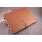 M-edge Genuine Leather Executive Jacket for Amazon Kindle First Generation (Pebbled Saddle Brown)
