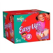 Pampers Easy Ups Trainers for Girls, Size 5, 80-Count