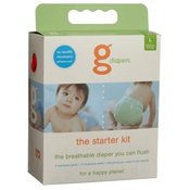 gDiapers Little gPants 2-Pack Orange & Vanilla, Large