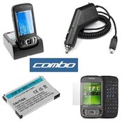 ATT HTC 8925 Tilt Smartphone Accessory Bundle - 3-In-1 USB Hot Sync Charging Cradle with Spare Battery Charger Slot + Standard Lithium-Ion Battery + C