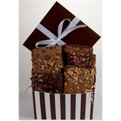 "Nana's Gourmet Brownie Sampler" Filled with 2.50 Pounds of Nana's Gourmet Brownies. SPECIAL GIFT PACKAGING for BIRTHDAYS & ALL-OCCASION Themes!!