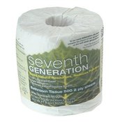 Seventh Generation Bathroom Tissue, 2-Ply Sheets, 500-Sheet Rolls (Pack of 48)