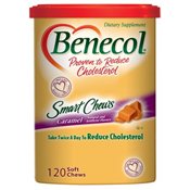 Benecol Smart Chews, Caramel, 120-Count Soft Chews