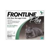 Merial Frontline Plus Flea and Tick Control for Cats and Kittens, 6 Doses