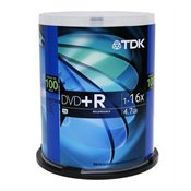 TDK 16X DVD+R 100PK Spindle