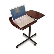 Cherry Wood Finish Adjustable Laptop Notebook Computer Desk