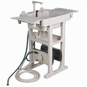 No Crank Outdoor Sink Station with Water Powered Retractable Garden Hose Reel #SK241501