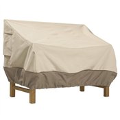 Veranda Patio Bench Cover, Pebble, Fits Bench Seats up to 50" in Length