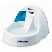 Petmate Deluxe Fresh Flow Pet Fountain Jumbo, Bleached Linen