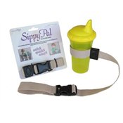 SippyPal, Beige - Velcro Free, Glass/Plastic Baby Bottle & Sippy Cup Holder