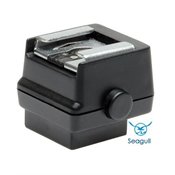 Seagull SC-5 Hot Shoe Adapter to Standard Flash Shoe with PC Connection - for Konica Minolta Maxxum & Sony Alpha Digital SLR Cameras