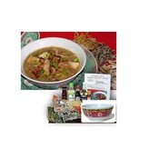 Chinese Hot Sour Soup Cooking Kit with Chinese Bowls & Spoons