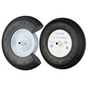 Marathon Industries 00001 15.5-Inch 5/8-Inch Bore Flat Free Wheelbarrow Tire With Ribbed Tread - 4.80/4.00-8