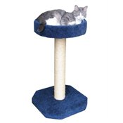 Molly and Friends "Feline Recliner" Premium Handmade One Tier Sisal Cat Scratching Post Furniture with Bed, Model Scr/b, Beige