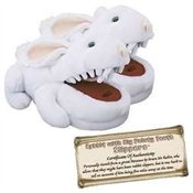 Toy Vault Rabbit with Big Pty Teeth Slippers