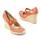 Tommy Hilfiger Kay Mary Jane Espadrilles, 9.5, Paisley