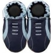 Robeez Athletic Navy/ Baby Blue Soft Sole Baby Shoes 6-12 months * 08 Newest Collection -- We Have Large Selections! *