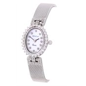 Geneve Women's 14k White Gold Diamond Watch
