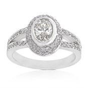 18k White Gold 1 1/3ct TDW Engagement Ring