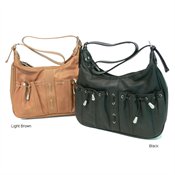 Journee Collection Leather Handbag
