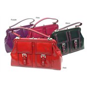 XOXO Patent Leather Doctor's Satchel Handbag